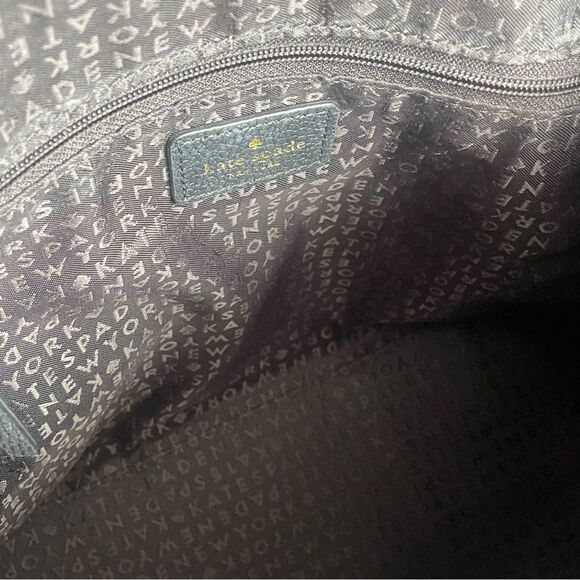 Kate Spade Black Pebbled Leather Purse Handbag - Picture 2 of 5